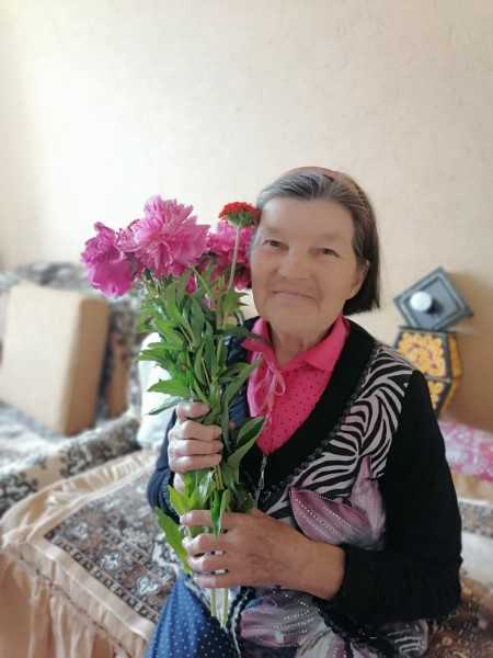 Поздравление жительницы отделения 