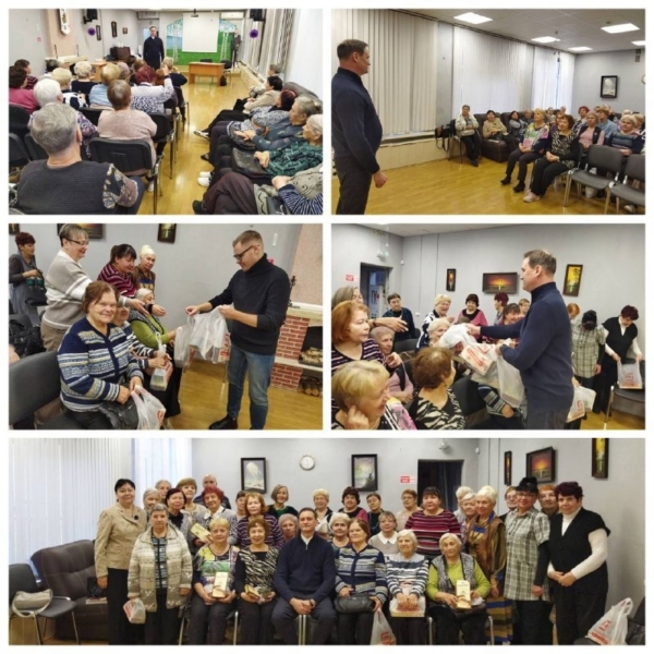 Встреча отдыхающих отделения дневного пребывания с депутатом Городской Думы г. Нижнего Новгорода - Теленковым Игорем Николаевичем
