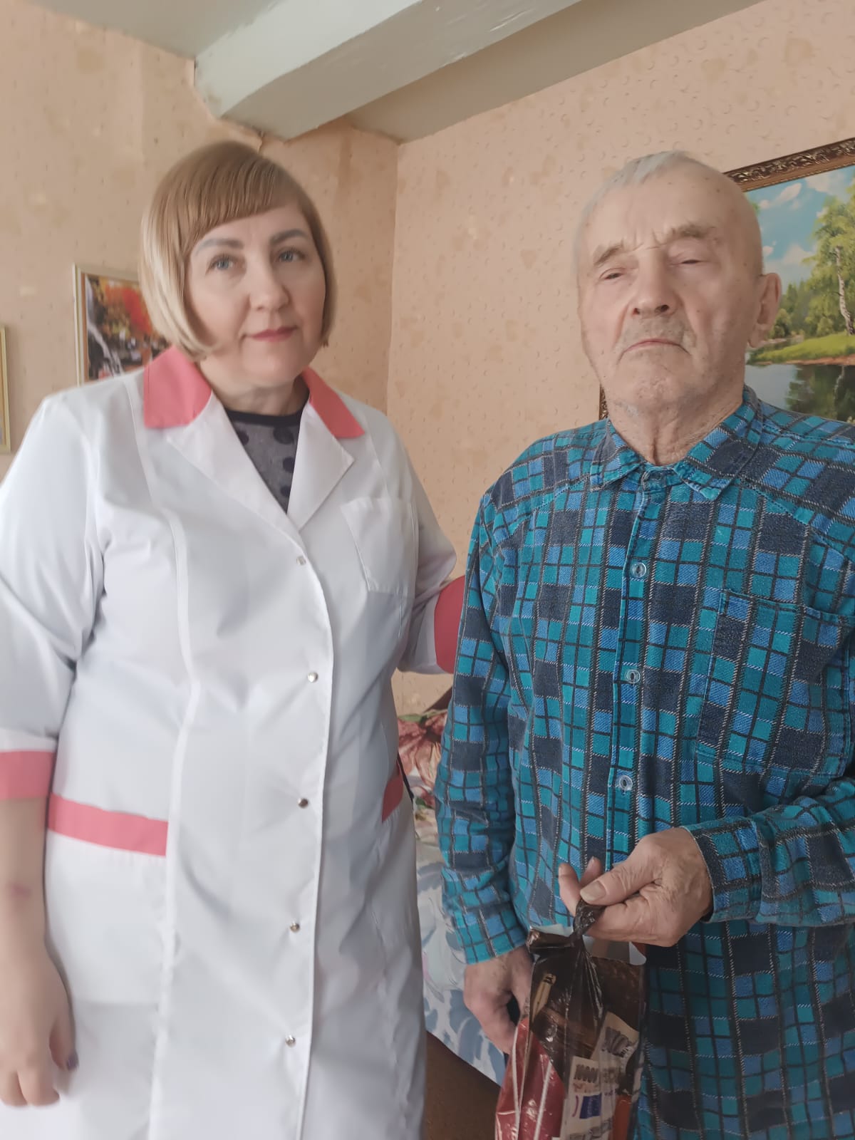 Поздравление обслуживаемых с 23 февраля