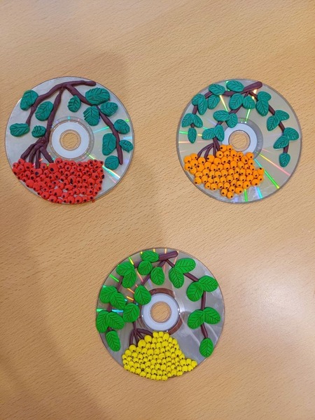  Пластилинография на 💿СД - дисках 