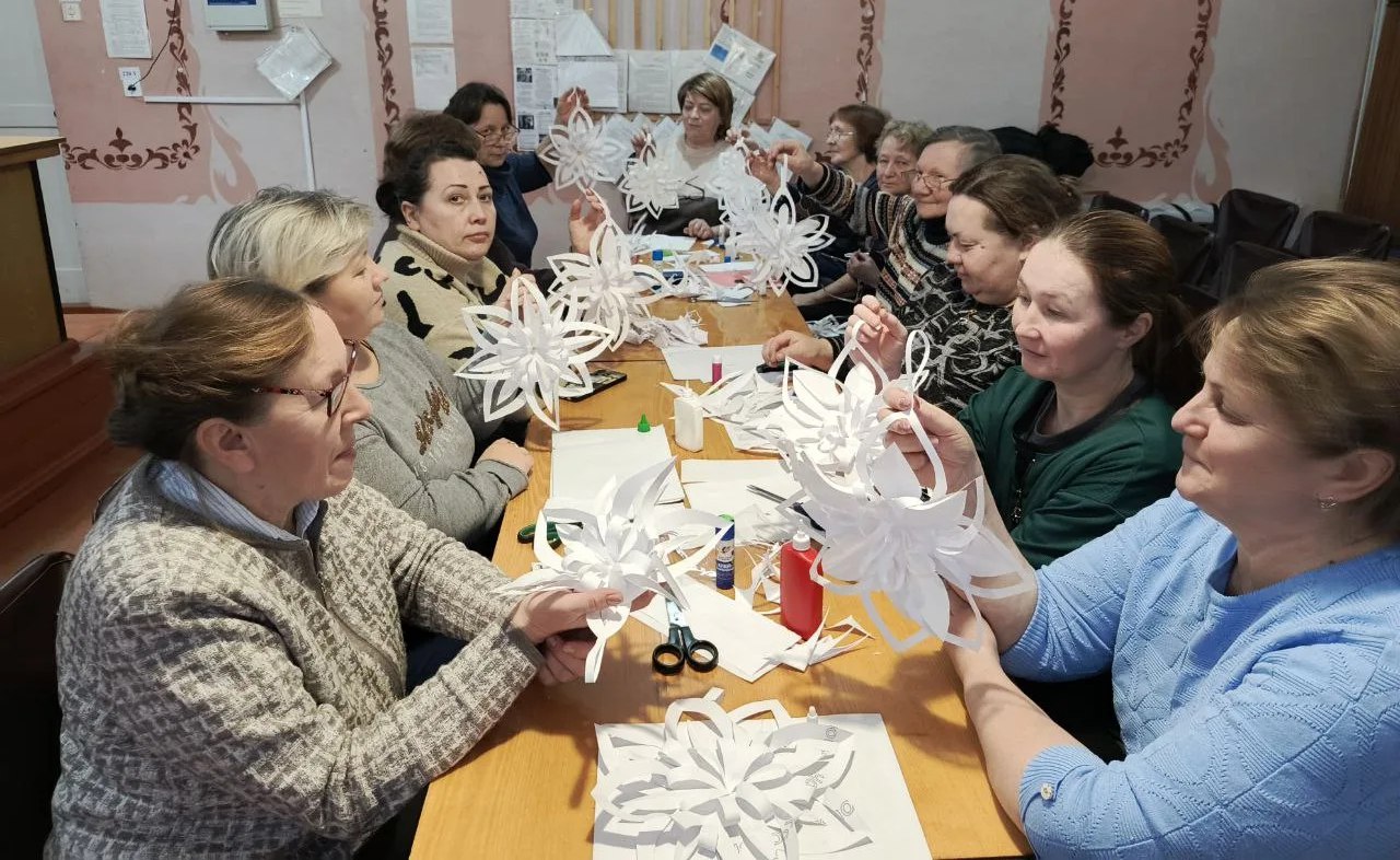 Мастер-класс по изготовлению снежинок