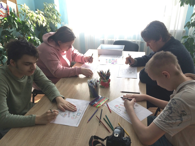 Инклюзивное занятие в клубе «Поверь в себя»