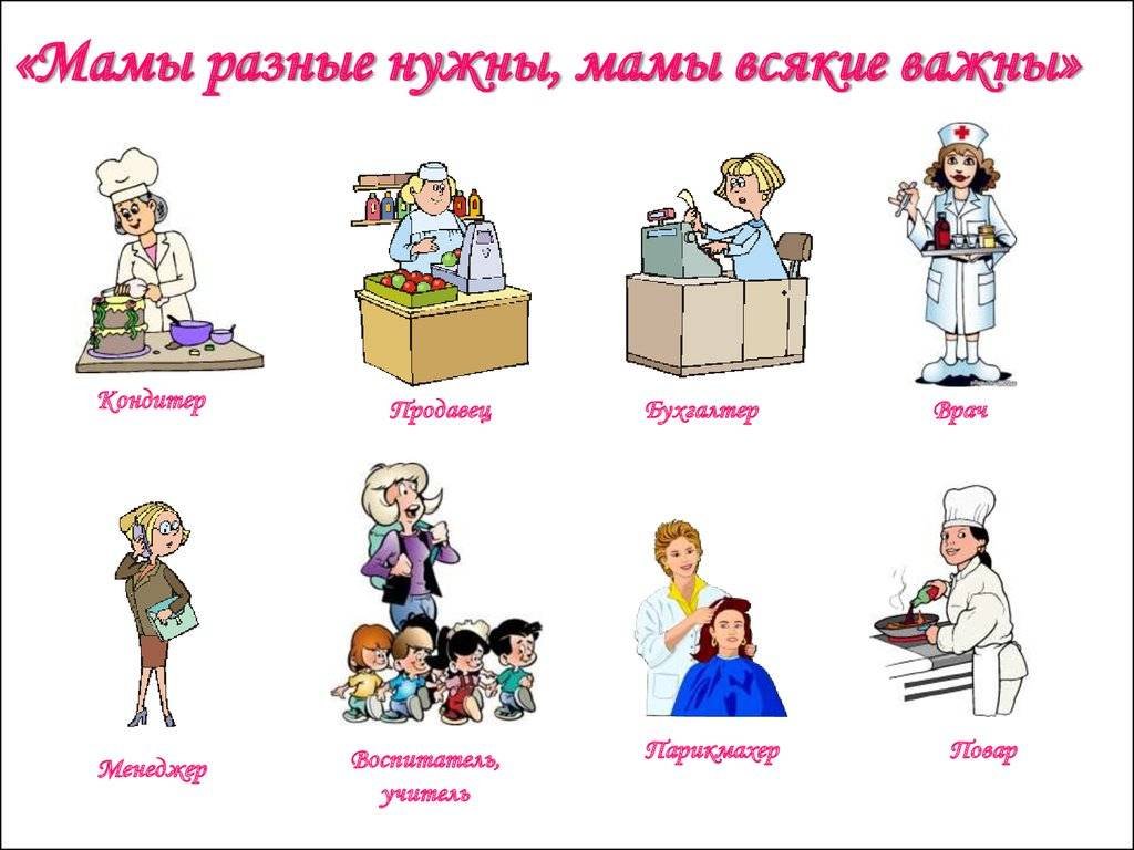 Внимание! Конкурс «Профессия моей мамы»