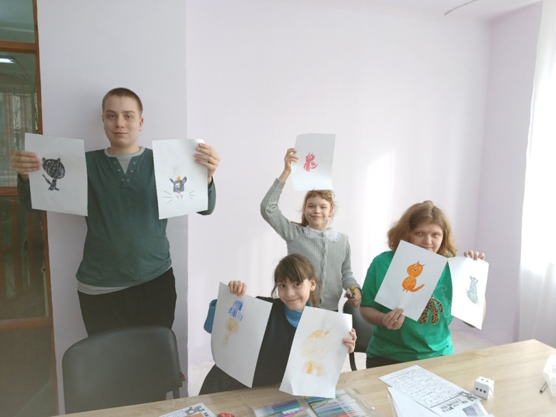 Инклюзивное занятие в клубе «Поверь в себя»