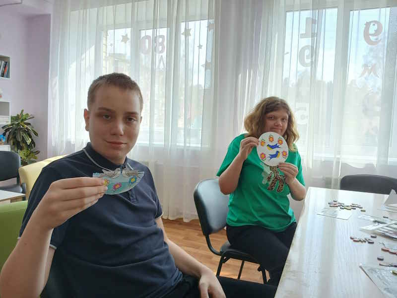 Инклюзивное занятие в клубе «Поверь в себя»